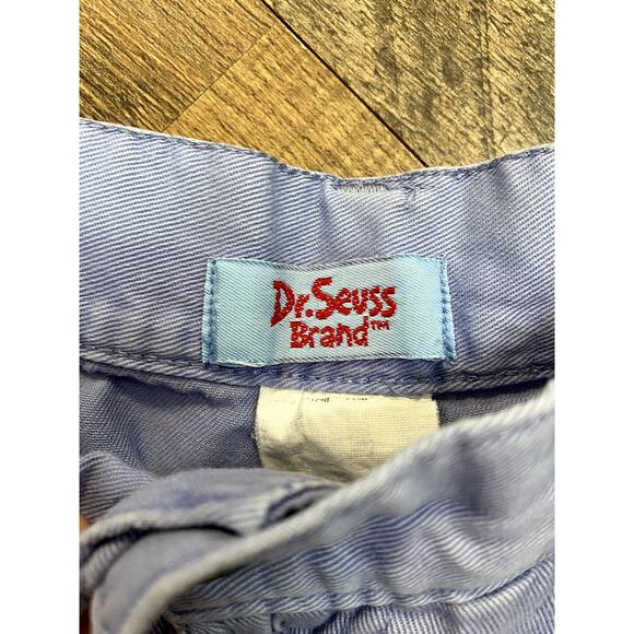 RARE Vintage Dr. Suess Brand Womens Blue Cargo Khaki Short xs/s - Picture 2 of 11